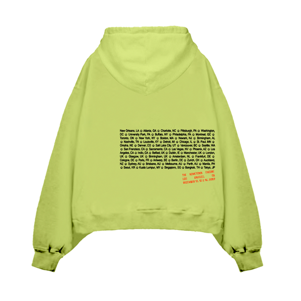 Billie eilish lime green hoodie cheap