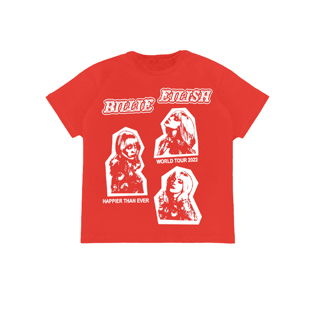 Homecoming Stamped Red Tour T-Shirt front