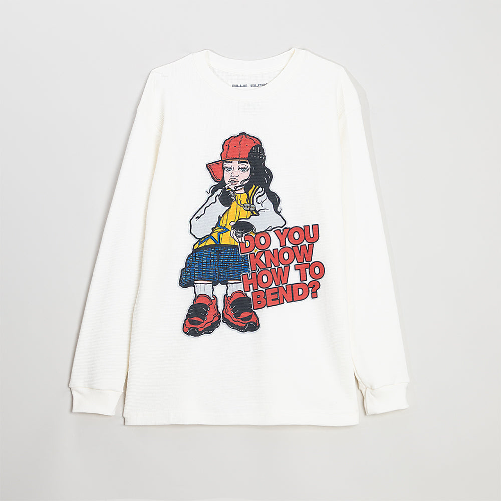 DO YOU KNOW HOW TO BEND? Thermal Long Sleeve - Billie Eilish | Store