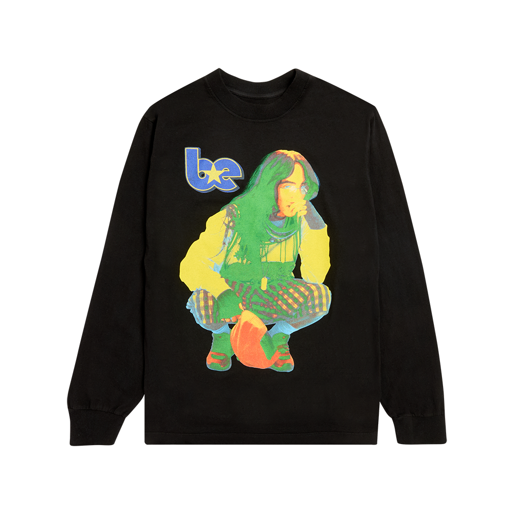 BE Photo Star Dateback Black Longsleeve - Billie Eilish | Store
