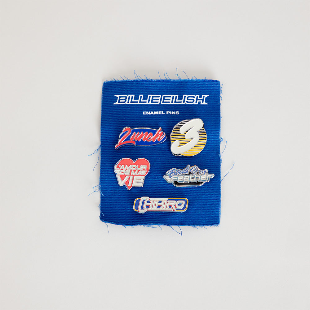 HIT ME HARD AND SOFT Tracklist Pin Set - Billie Eilish | Store