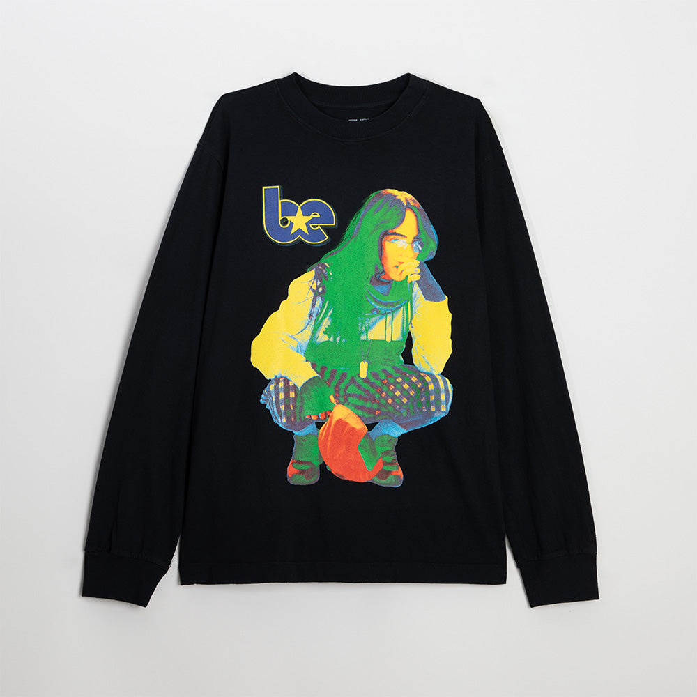 BE Photo Star Dateback Black Longsleeve - Billie Eilish | Store