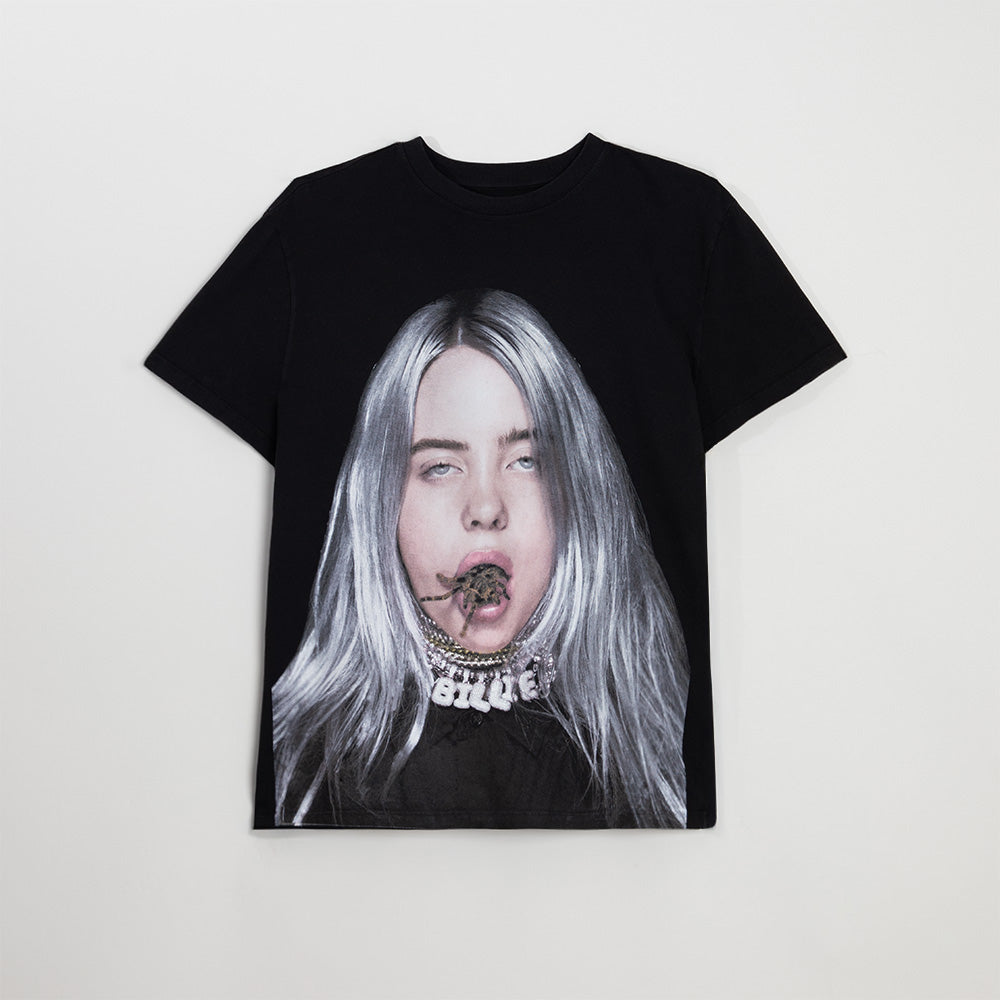 XZ481 Tシャツ ビリーアイリッシュ タランチュラ xs Billie Eilish Tarantula Mouth T-Shirt - Billie Eilish | Store