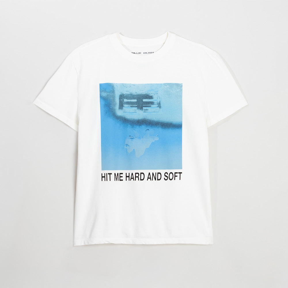 HIT ME HARD AND SOFT White Cover Tee - Billie Eilish | Store
