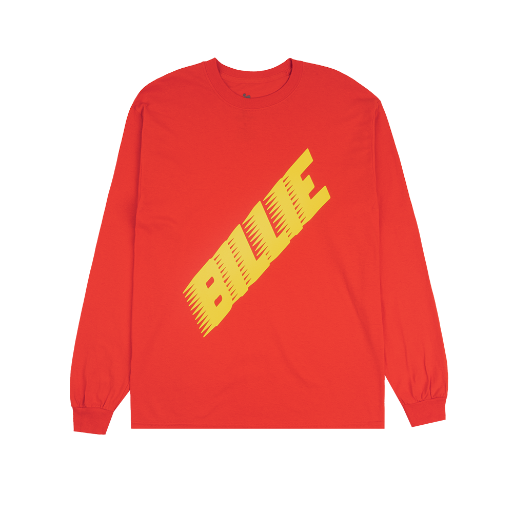 Yellow Racer Logo Long Sleeve Front