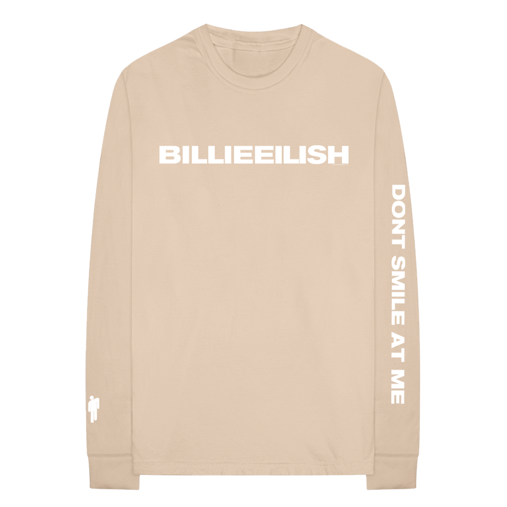 "dont smile at me" tan long sleeve