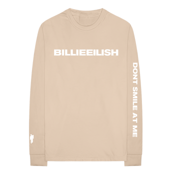 "dont smile at me" tan long sleeve