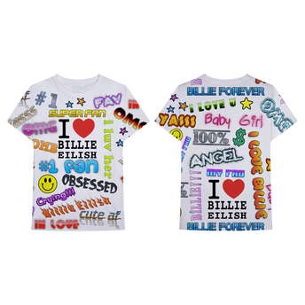 Billie Eilish x Freak City Super Fan All Over Print T-Shirt