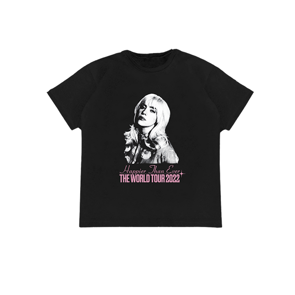 Stamped Black Tour TShirt Billie Eilish Store