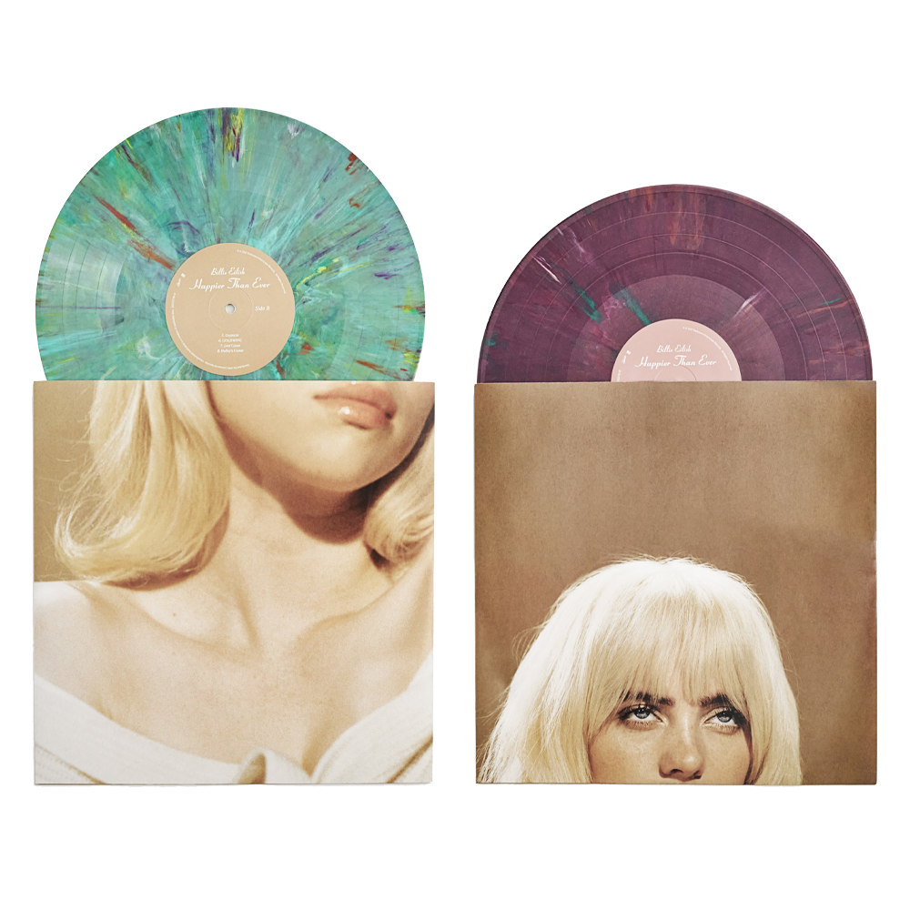 Billie Eilish Happier Than Ever レコード Happier Than Ever' Exclusive Multicolor Vinyl - Billie