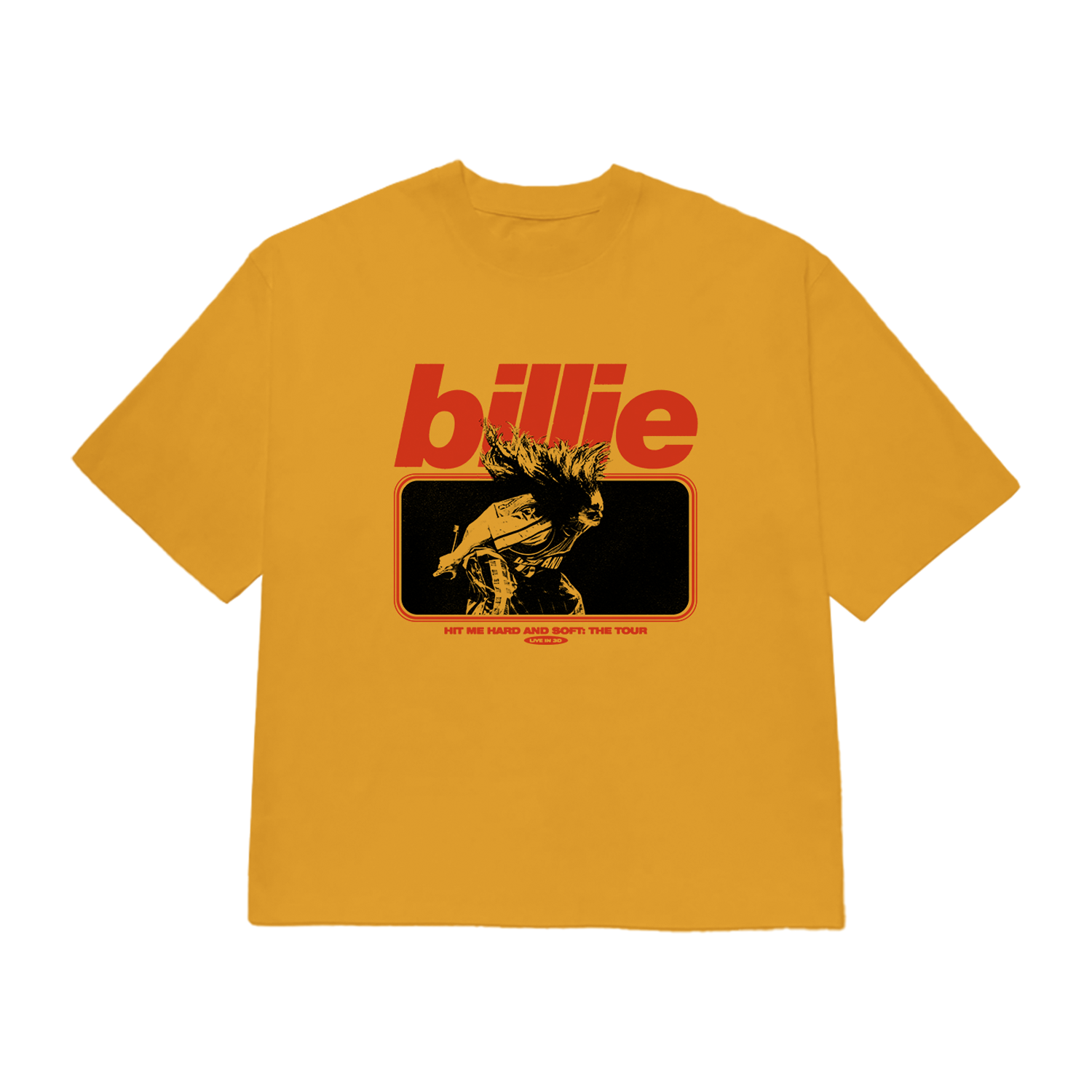 まぁちゃん Billie Eilishゲーム Tシャツ Mサイズ Lean HIT ME HARD AND SOFT: THE TOUR 2024 White T-Shirt - Billie