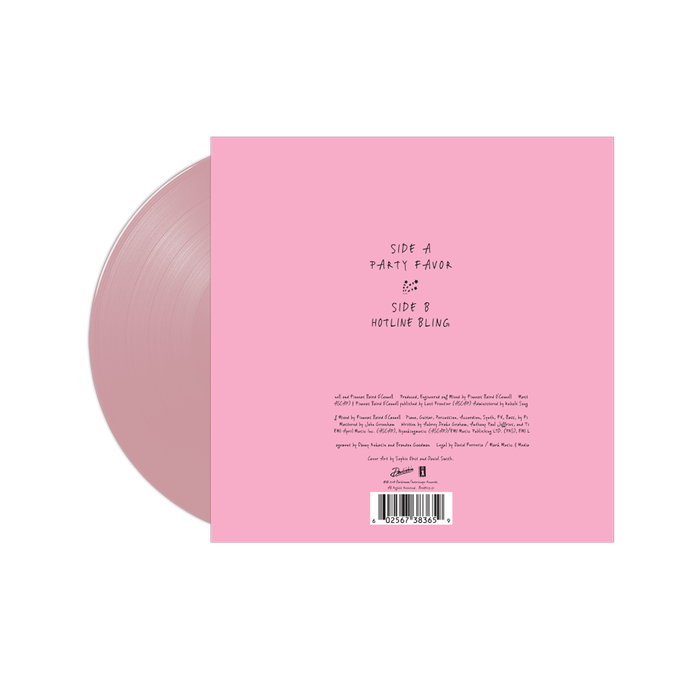 Party Favor / Hotline Bling 7" Vinyl BACK