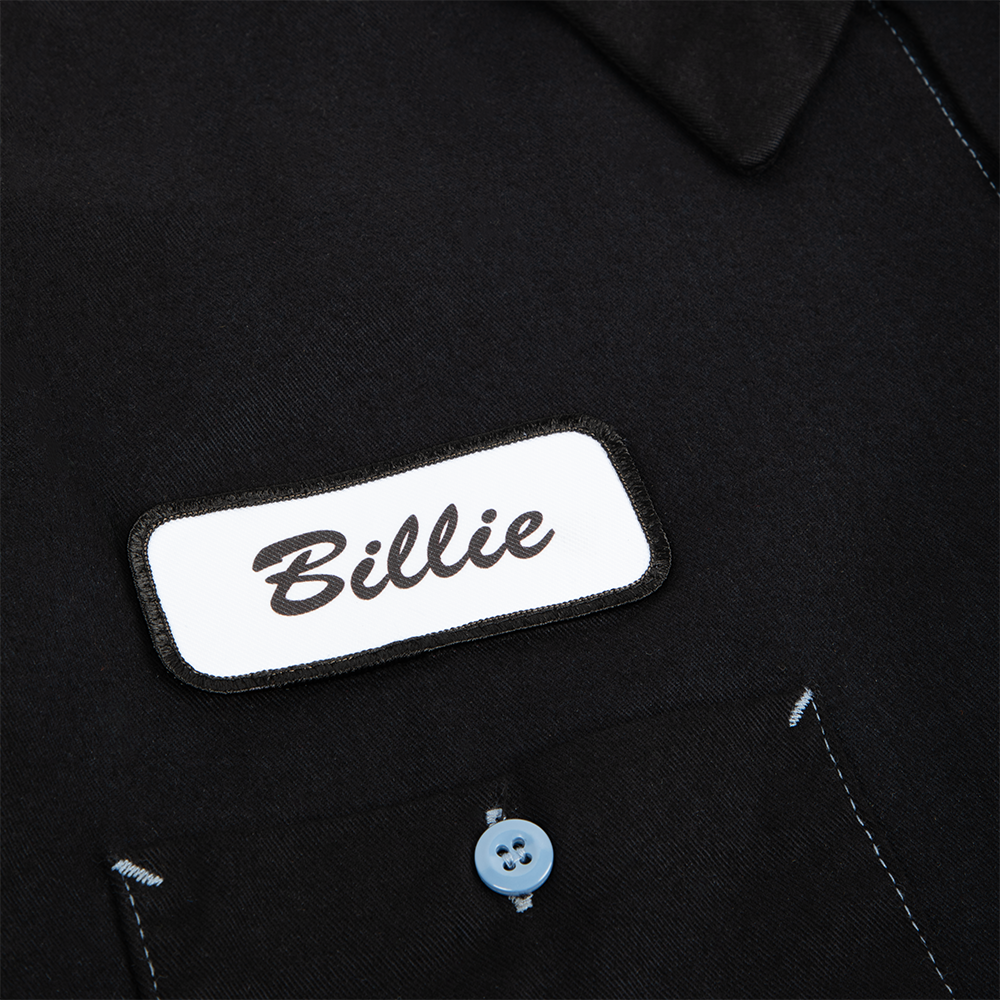 BILLIE x SUAY WORK SHIRT patch detail