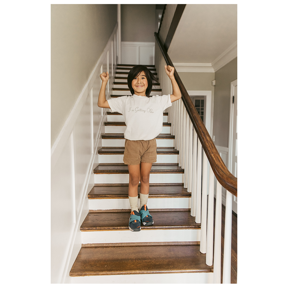 Getting Older Organic Youth T-Shirt - Lifestyle 1
