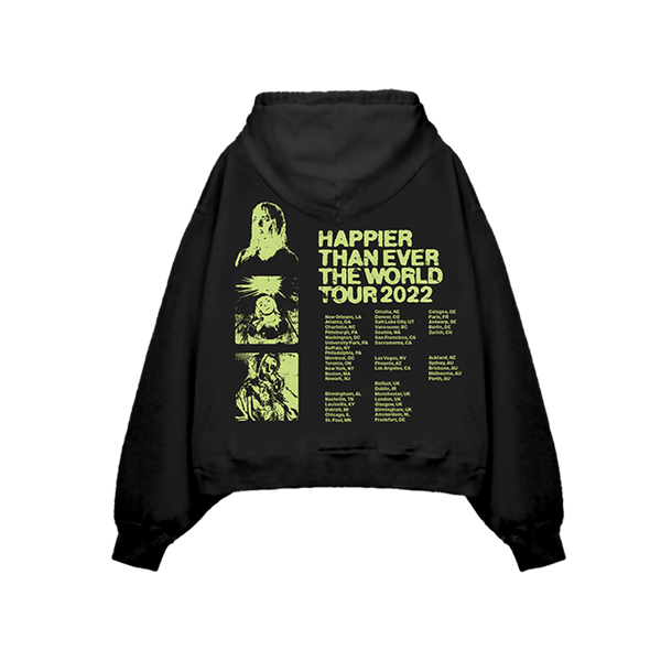 Billie eilish concert hoodie outlet