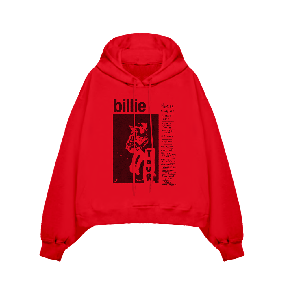 Get Involved Red Tour Hoodie Billie Eilish Store