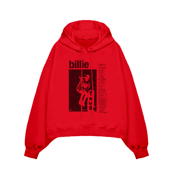 Get Involved Red Tour Hoodie Billie Eilish Store