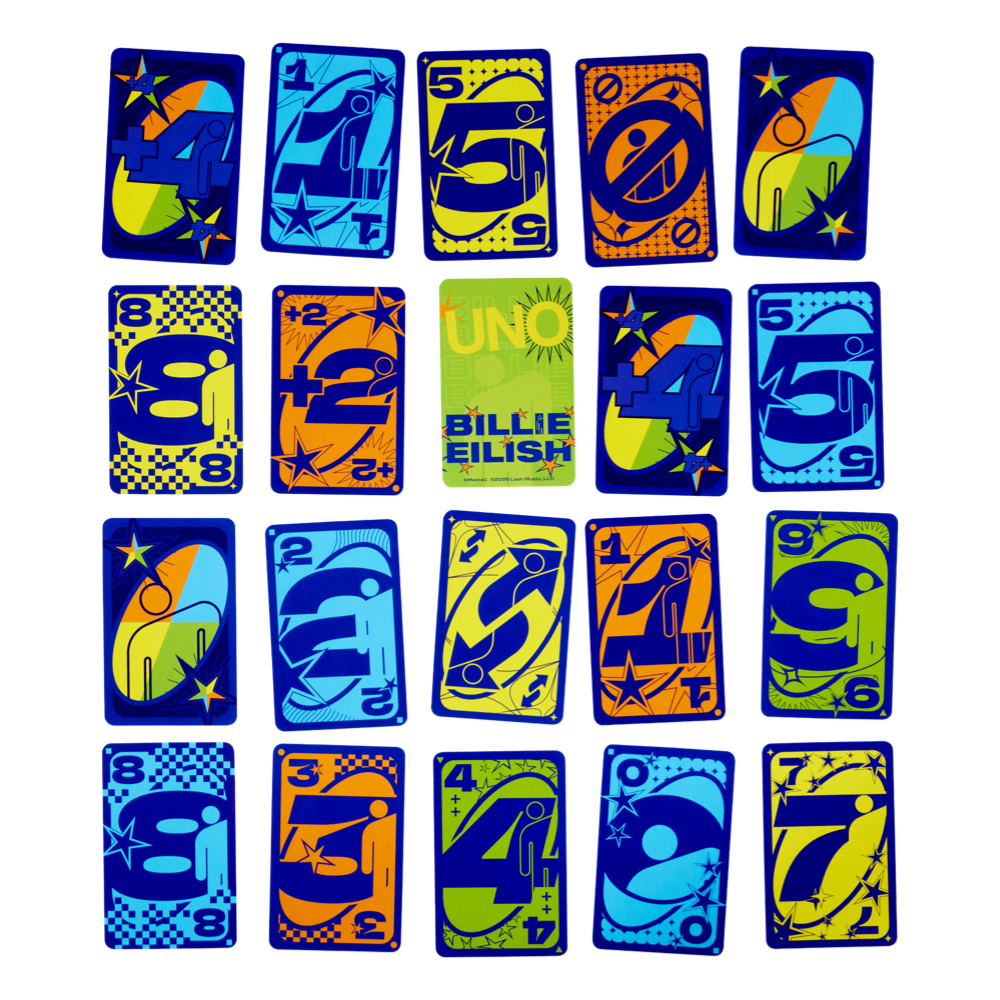 UNO Canvas Billie Eilish Deck cards