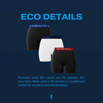 Lyric Boxer Brief Set of 3 Eco Details