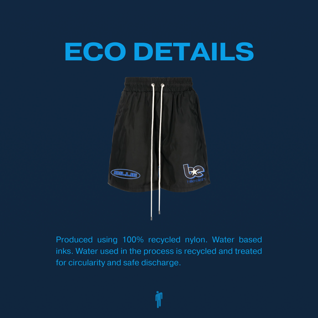 BE CONTRAST SHORTS eco details