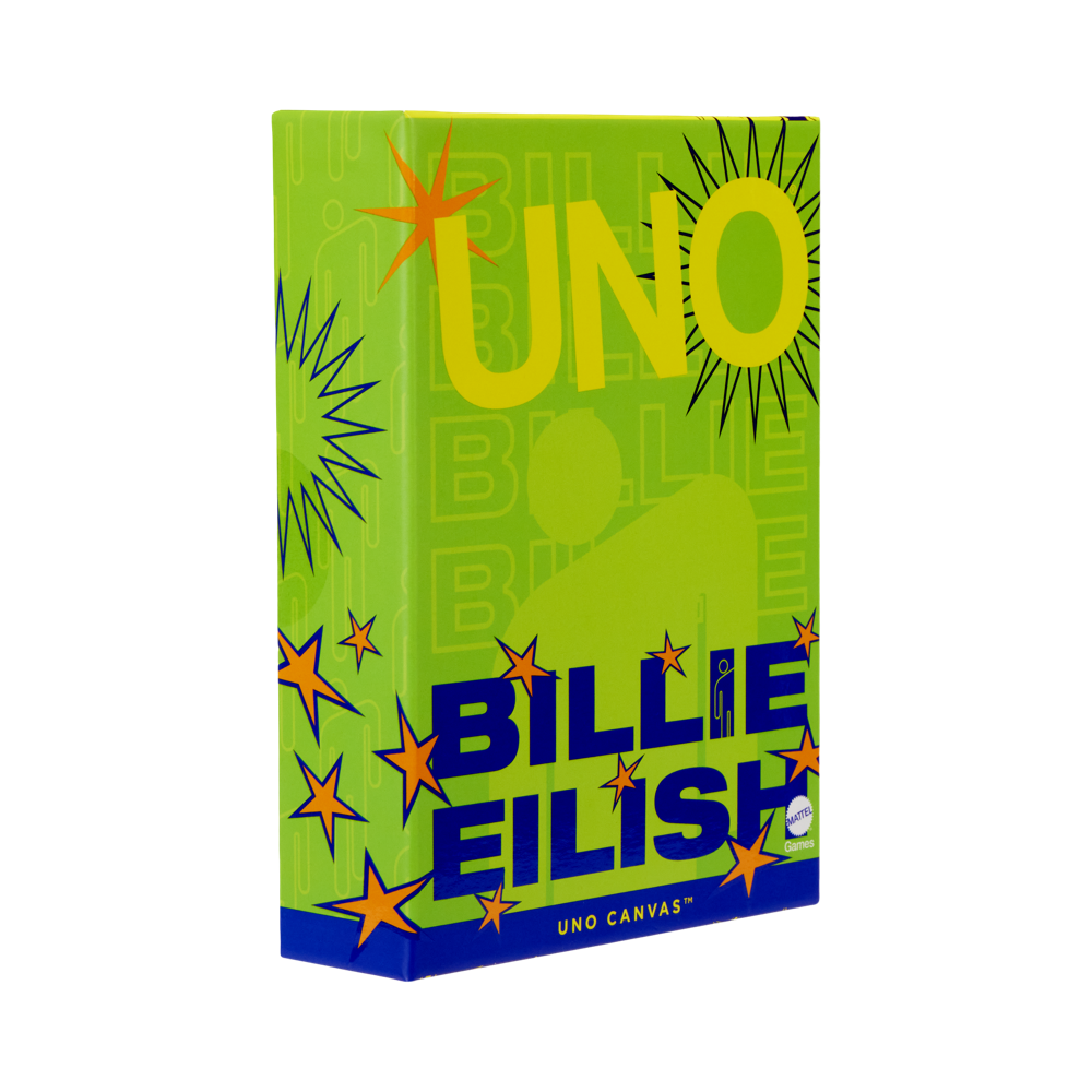 UNO Canvas Billie Eilish Deck front box