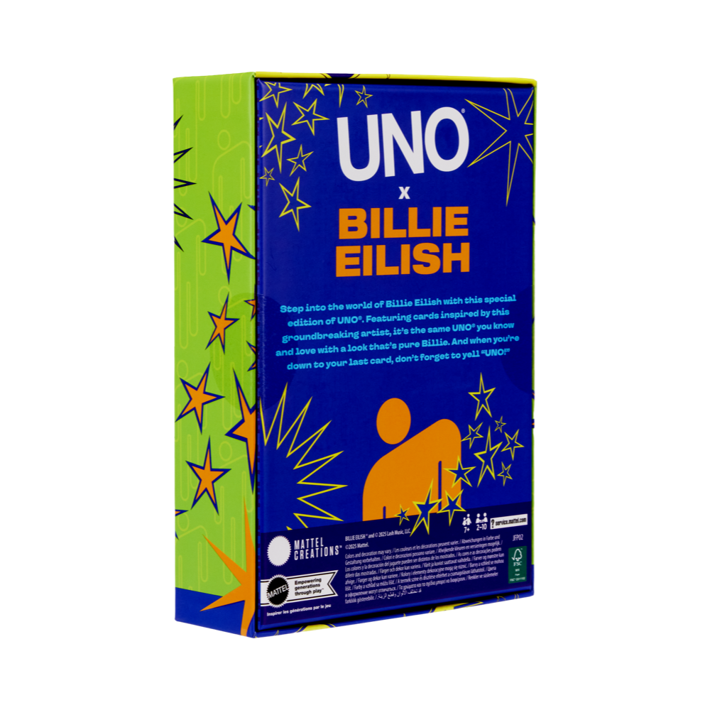 UNO Canvas Billie Eilish Deck back box