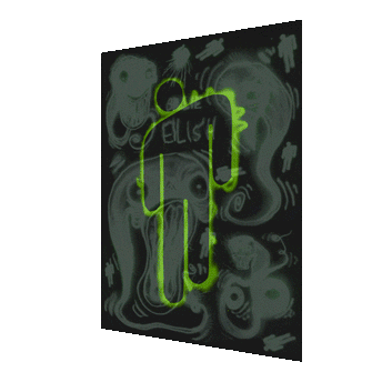 Ghouls Tour Glow in the Dark Lithograph