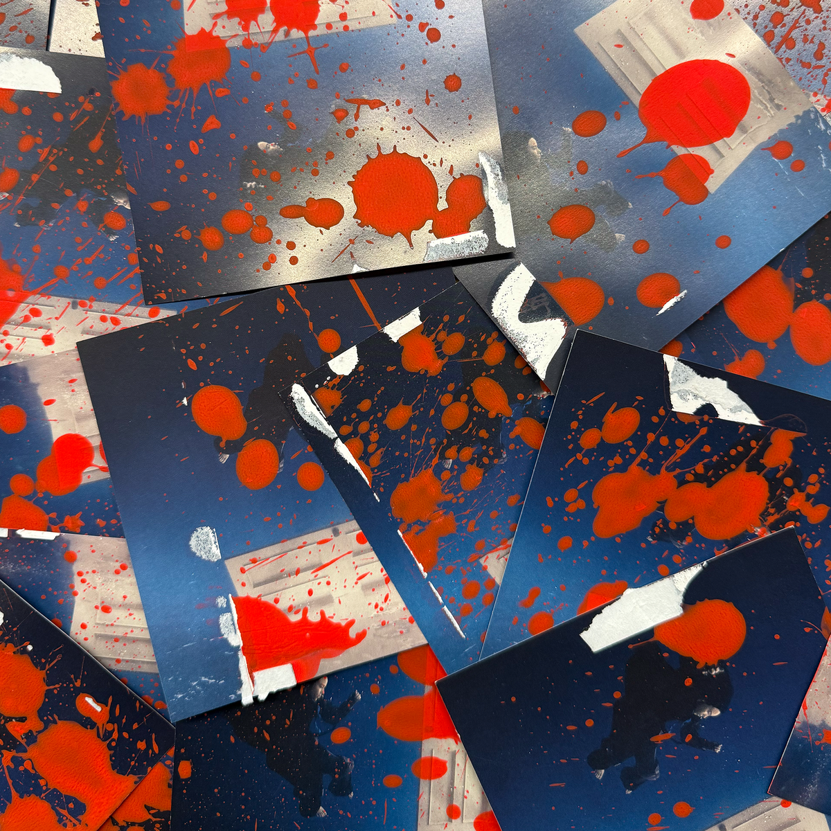 HIT ME HARD AND SOFT Splatter Paint CD (2 Year Anniversary Archive HIT ME HARD AND SOFT Splatter Paint CD (2 Year Anniversary Archive
