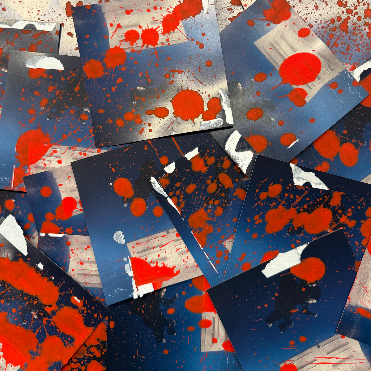 HIT ME HARD AND SOFT Splatter Paint CD (2 Year Anniversary Archive HIT ME HARD AND SOFT Splatter Paint CD (2 Year Anniversary Archive