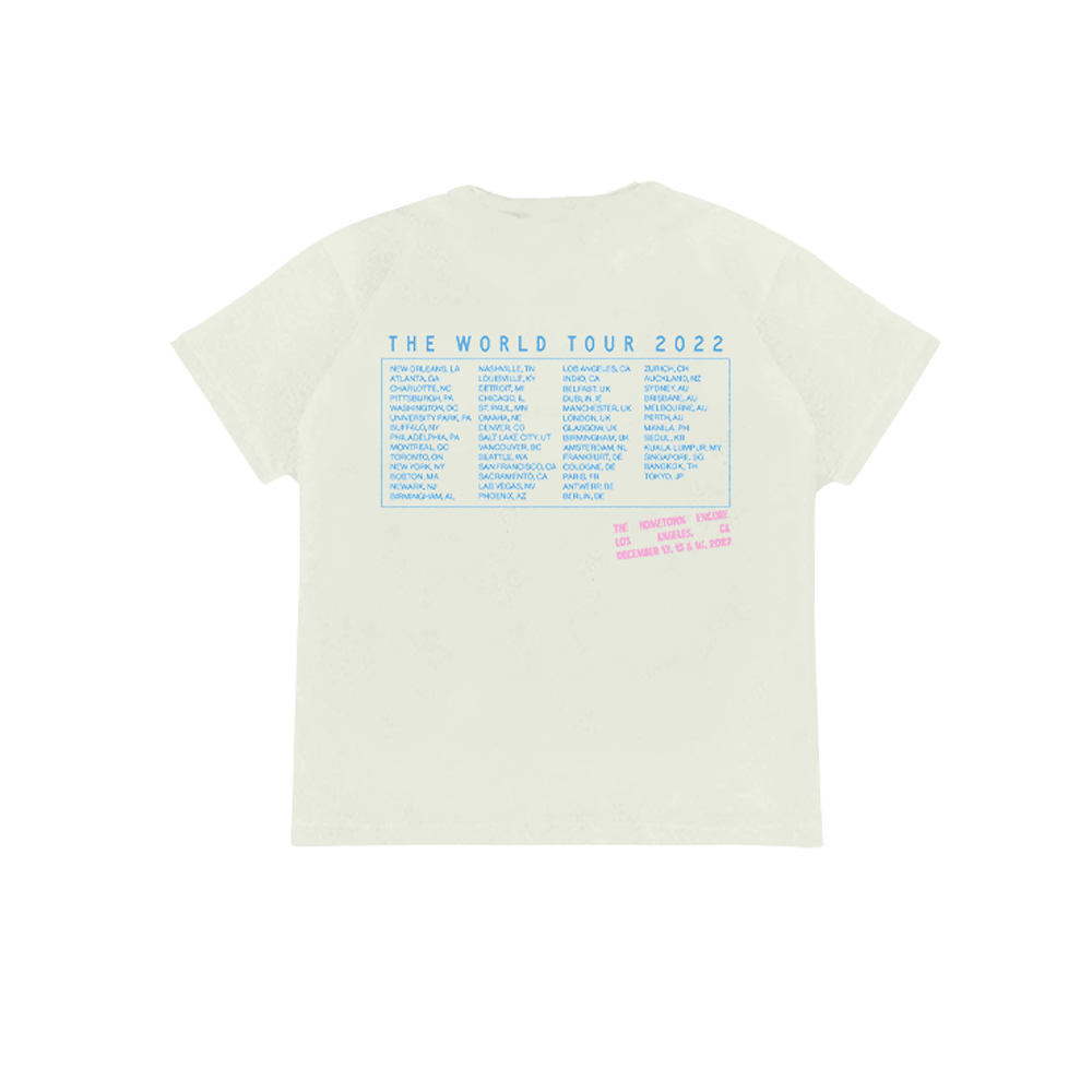 Homecoming Stamped Off White T-Shirt – Billie Eilish | Store