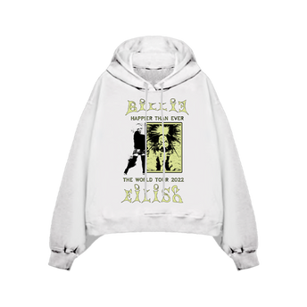 Billie eilish crop top hoodie sales