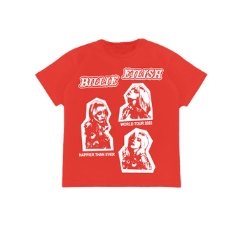 Homecoming Stamped Red Tour T-Shirt front