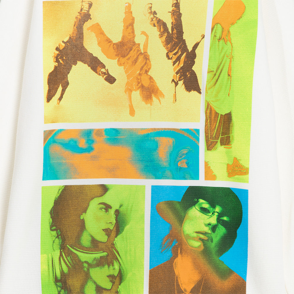 BIRDS OF A FEATHER COLLAGE THERMAL LONG SLEEVE detail