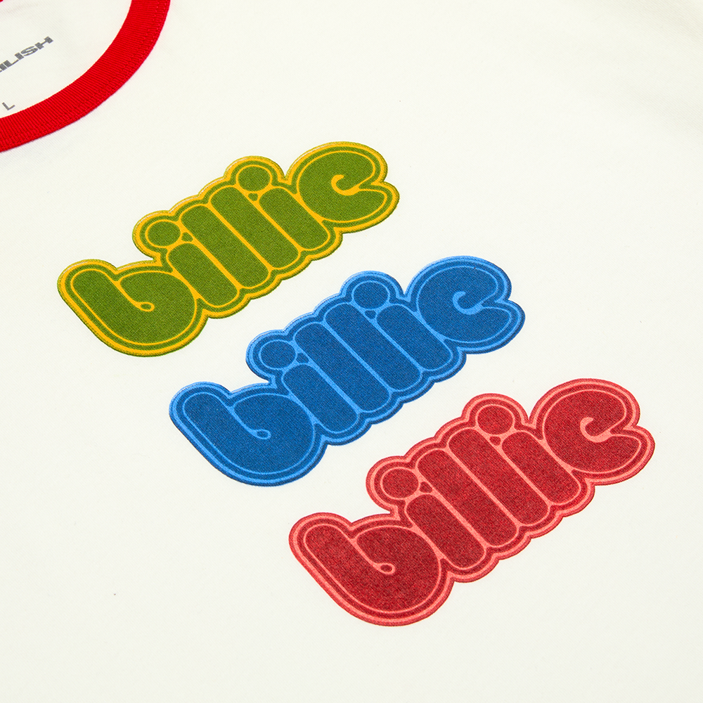 Billie Repeat Primary Ringer T-Shirt