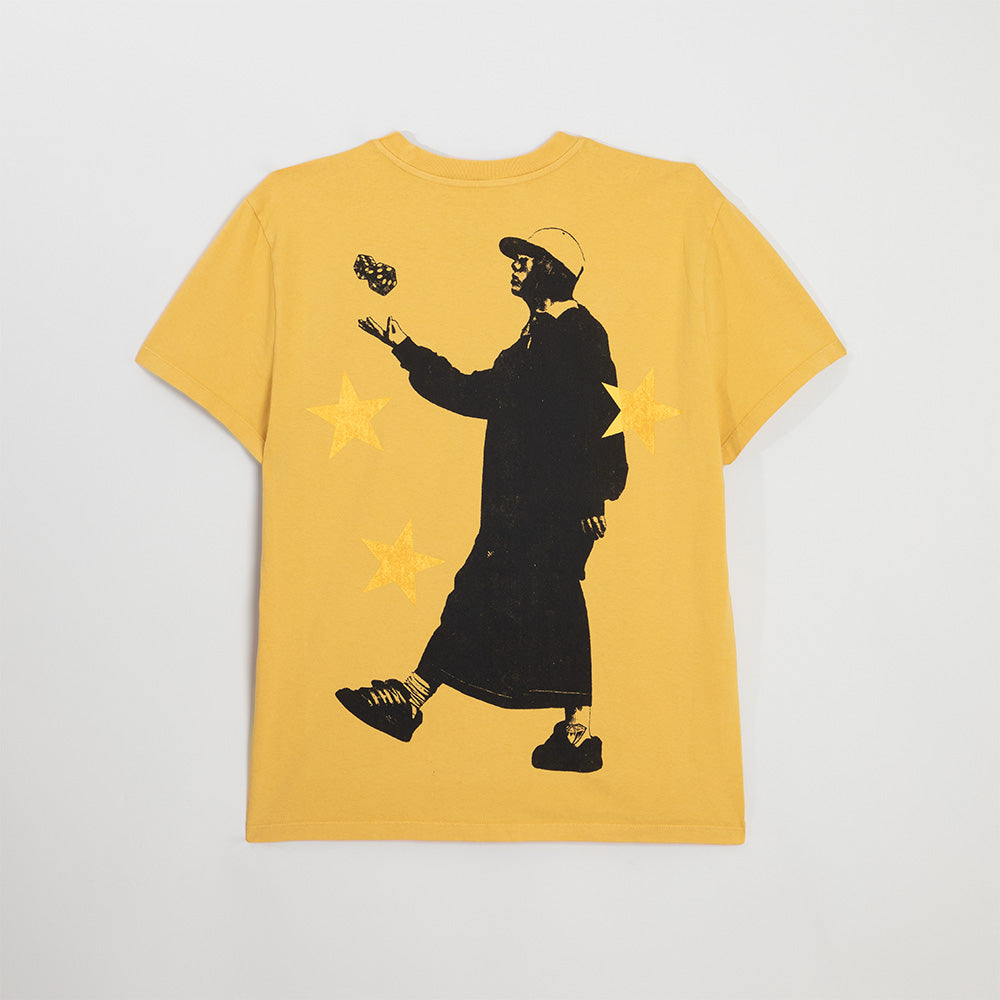 Billie Dice Toss Gold T-Shirt - Billie Eilish | Store