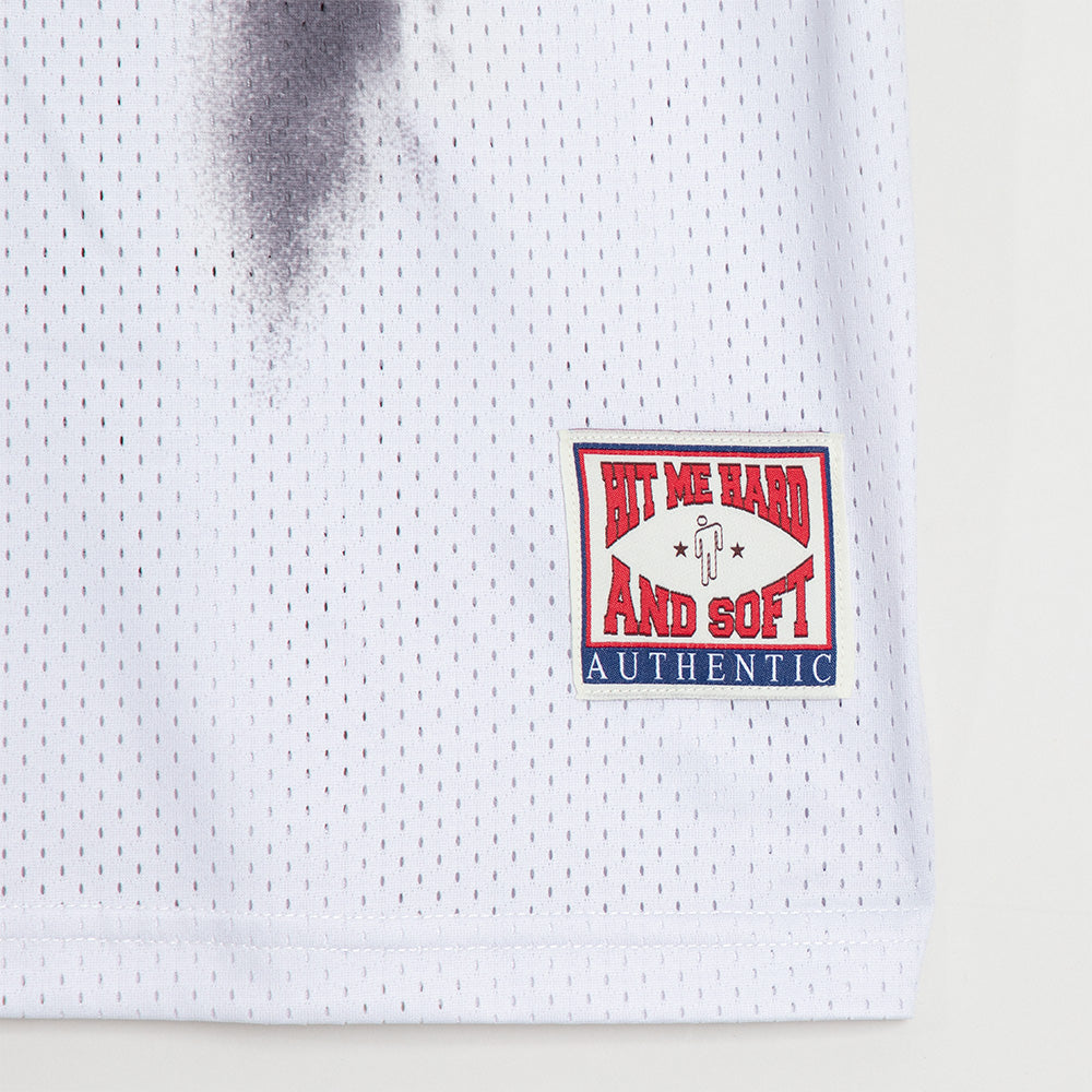 シャツ BILLIE EILISH Bandana Football Jersey Billie Bandana White Football Jersey - Billie Eilish | Store