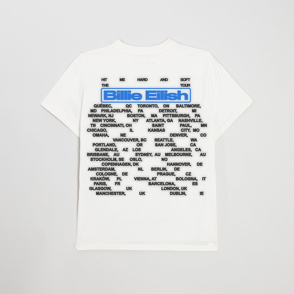 【新品未使用】Billie Eilish TOUR T-シャツ Sサイズ Official Billie Eilish Tour Jersey 2025 Size Small S Hit Me Hard