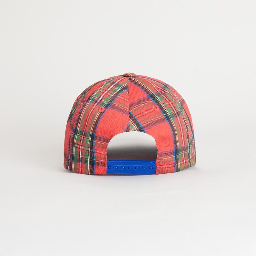 Billie Tartan Plaid Snapback Hat Back