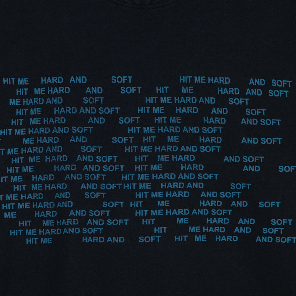 HIT ME HARD AND SOFT Repeat Black Tee - Billie Eilish | Store