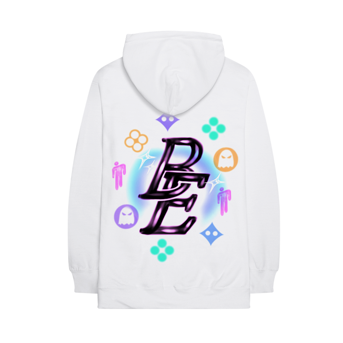 Monogram Hoodie Back