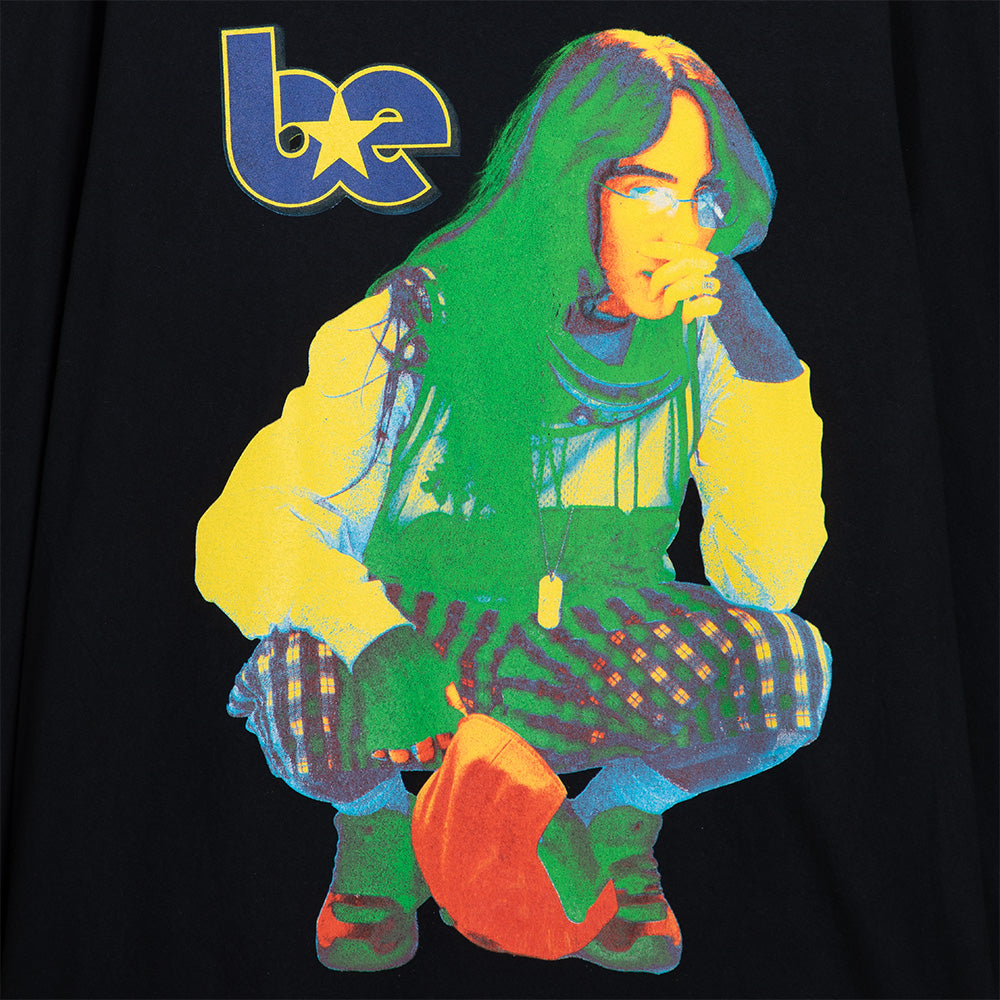 BE Photo Star Dateback Black Longsleeve - Billie Eilish | Store
