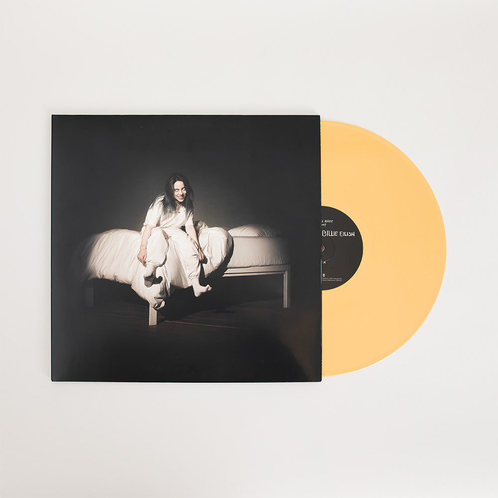 'WHEN WE ALL FALL ASLEEP, WHERE DO WE GO?' Pale Yellow LP front 