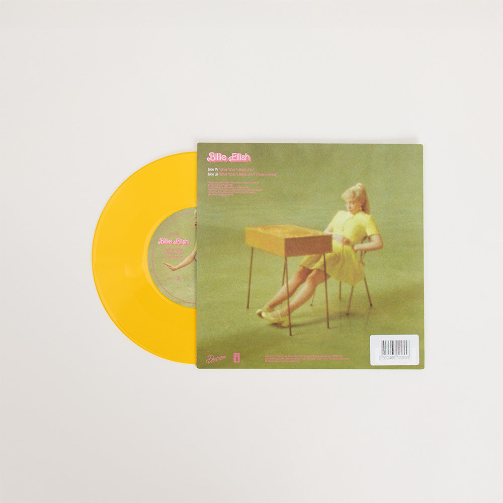 【新品未開封】 Billie Eilish Barbie レコード US限定 Billie Eilish What Was I Made For (Barbie) Limited Hot Pink 7