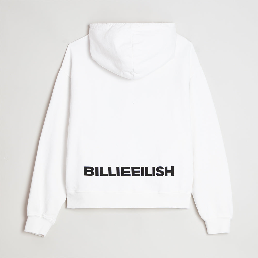Hanging Blohsh White Hoodie - Billie Eilish | Store