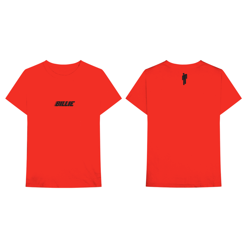 Red billie eilish 2024 shirt