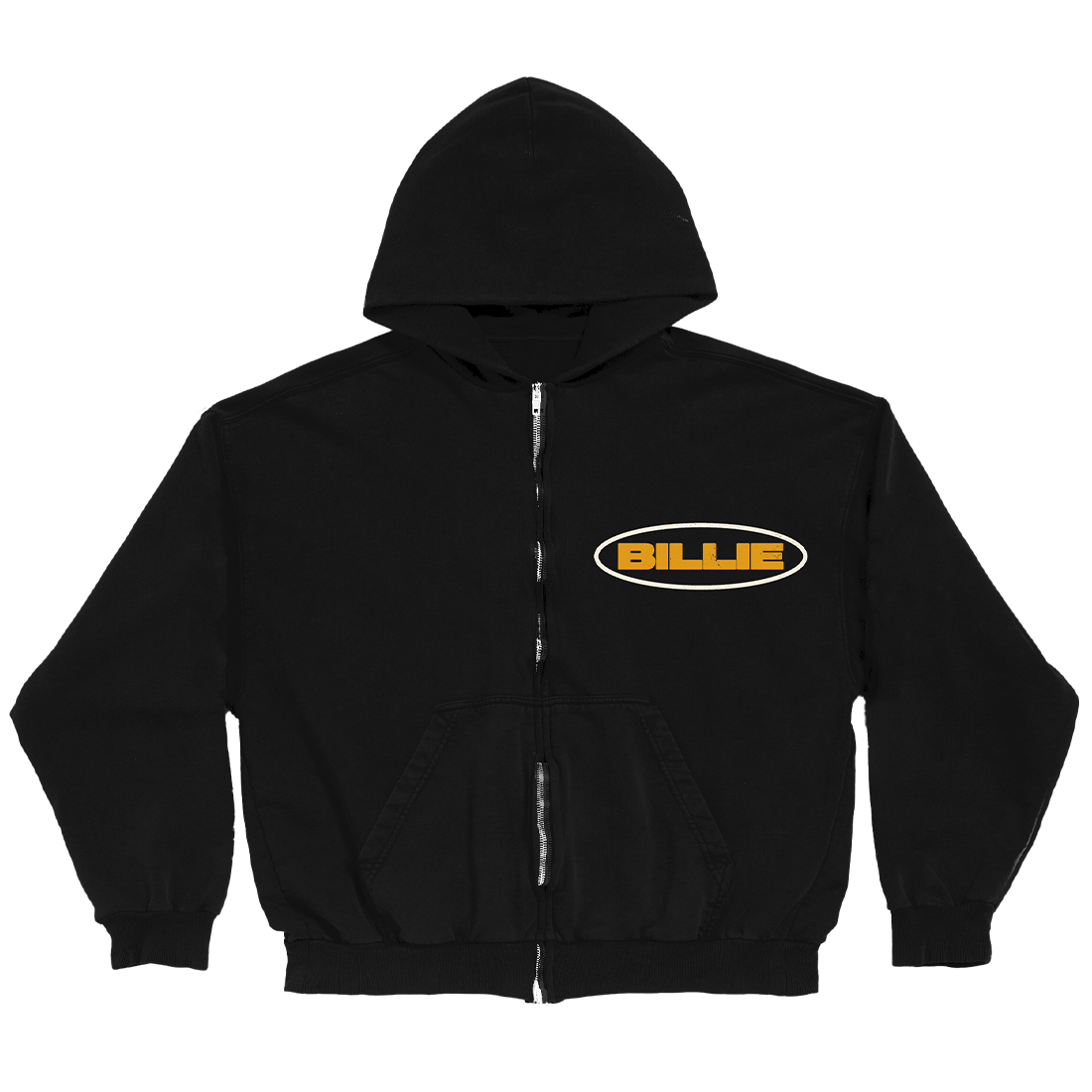 Hit Me Star Black Hoodie Front