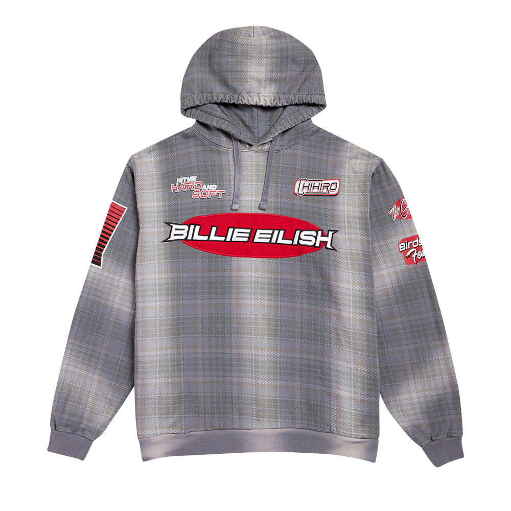 IRIS x Billie Upcycled Plaid Hoodie