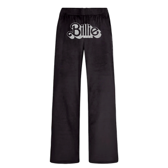 Barbie x Billie Eilish Black Velour Pants Back