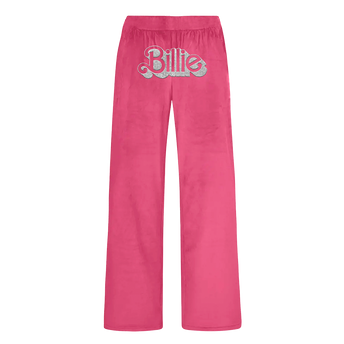 Barbie x Billie Eilish Pink Velour Pants Back