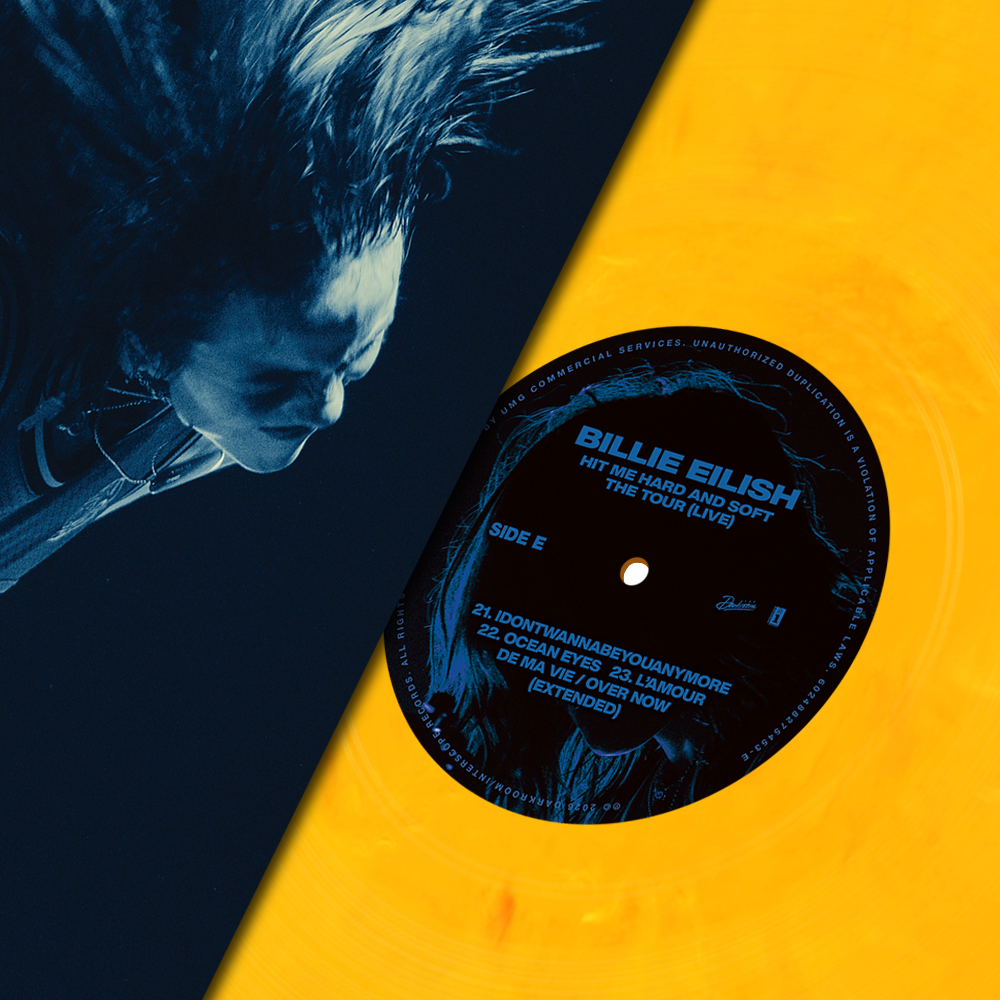 HIT ME HARD AND SOFT: THE TOUR (LIVE) VINYL - Yellow